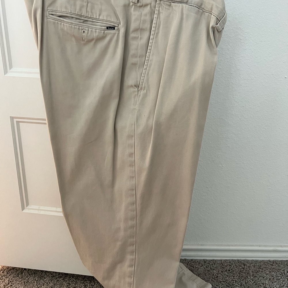 Polo by Ralph Lauren Men’s Classic Fit Pant 100% Cotton 38/29 Khaki